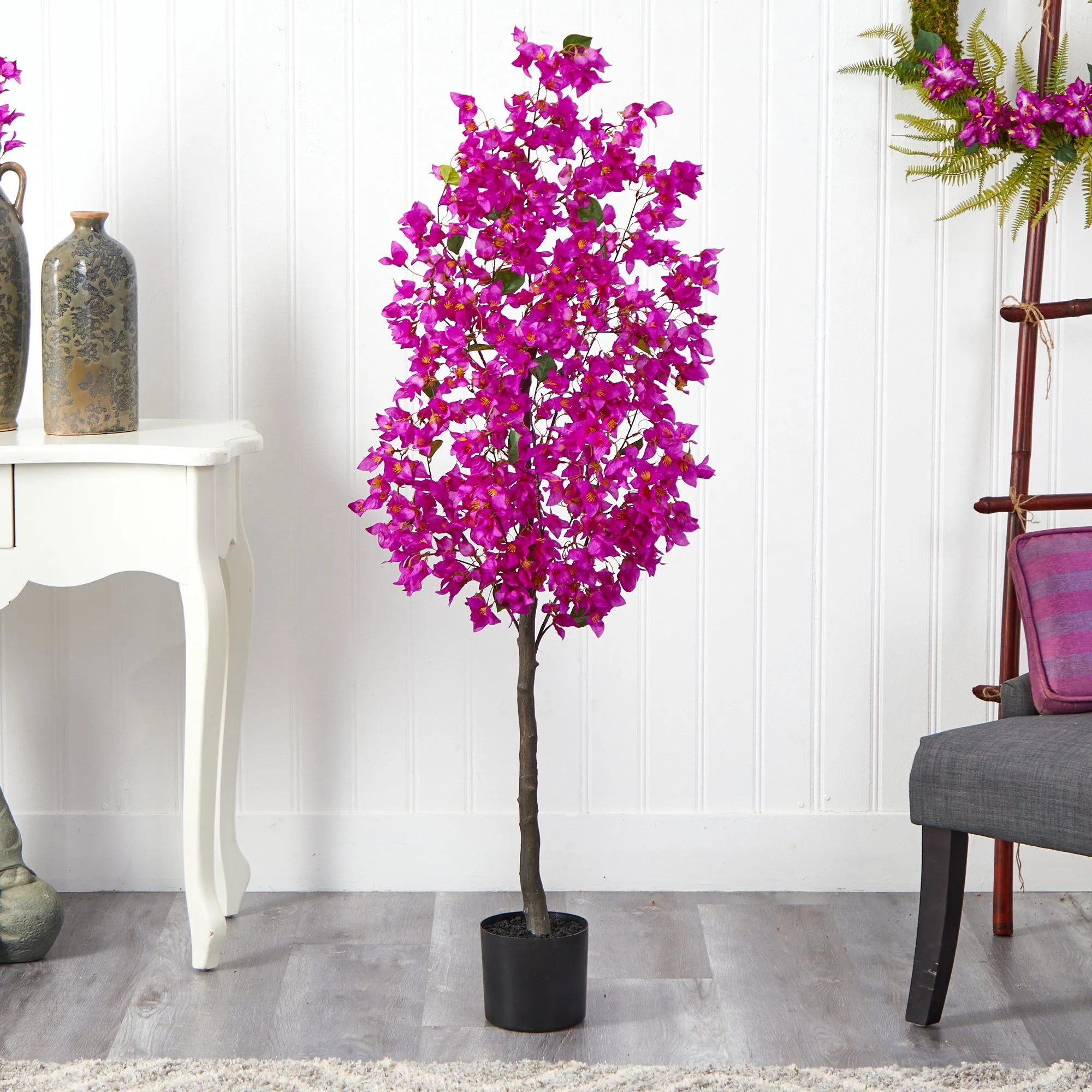 5’ Bougainvillea Artificial Tree