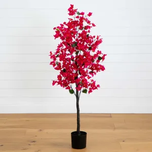 5’ Bougainvillea Artificial Tree