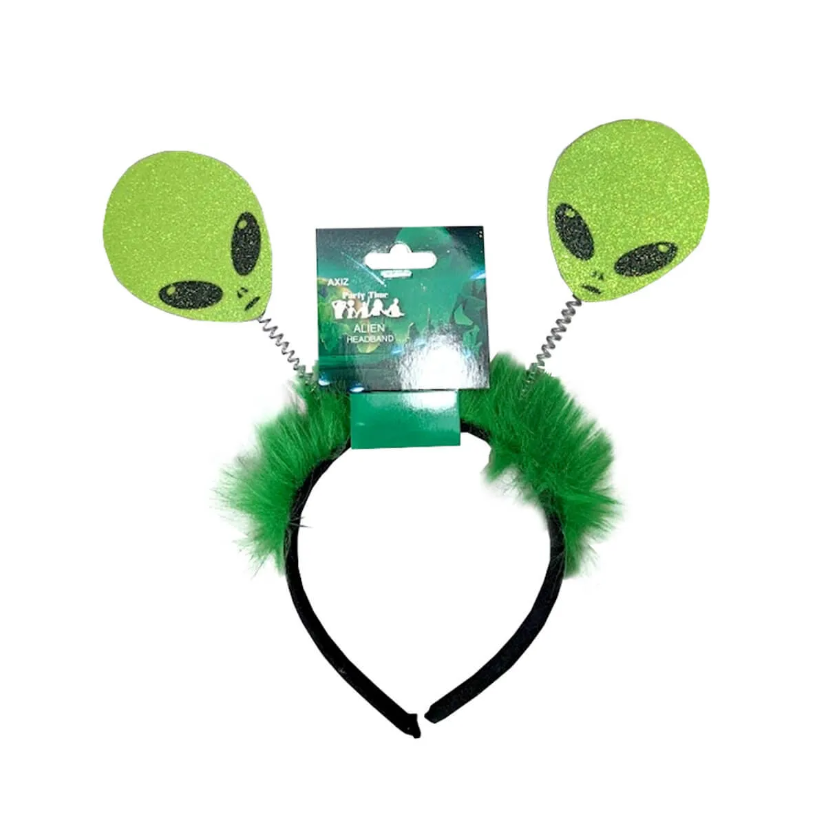 Alien Green Glitter Headband