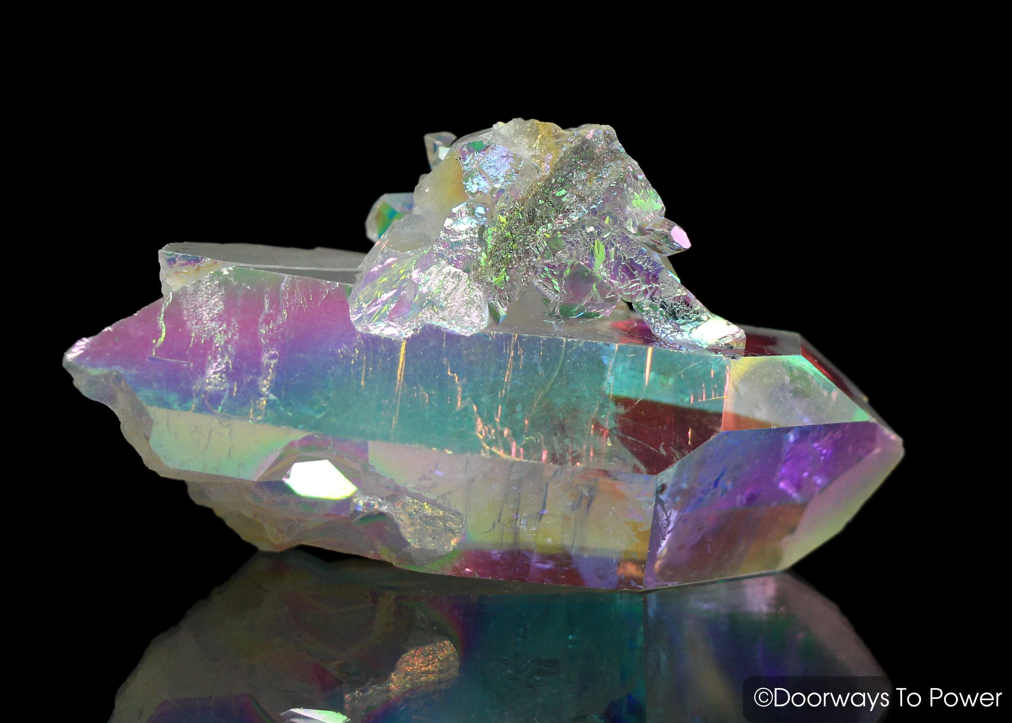 Angel Aura Arkansas Quartz Crystal Channeling Record Keeper 'Angel Healer'