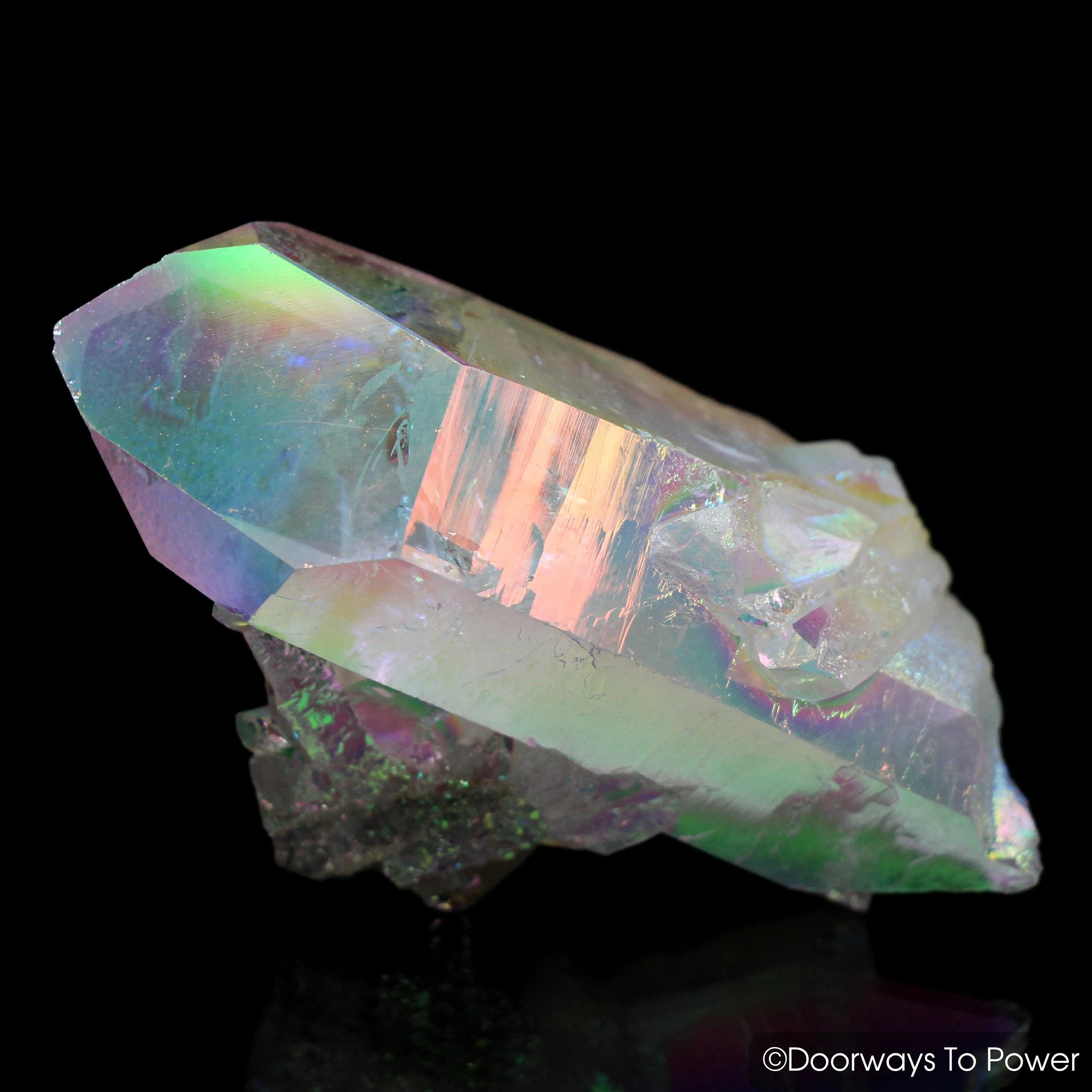 Angel Aura Arkansas Quartz Crystal Channeling Record Keeper 'Angel Healer'