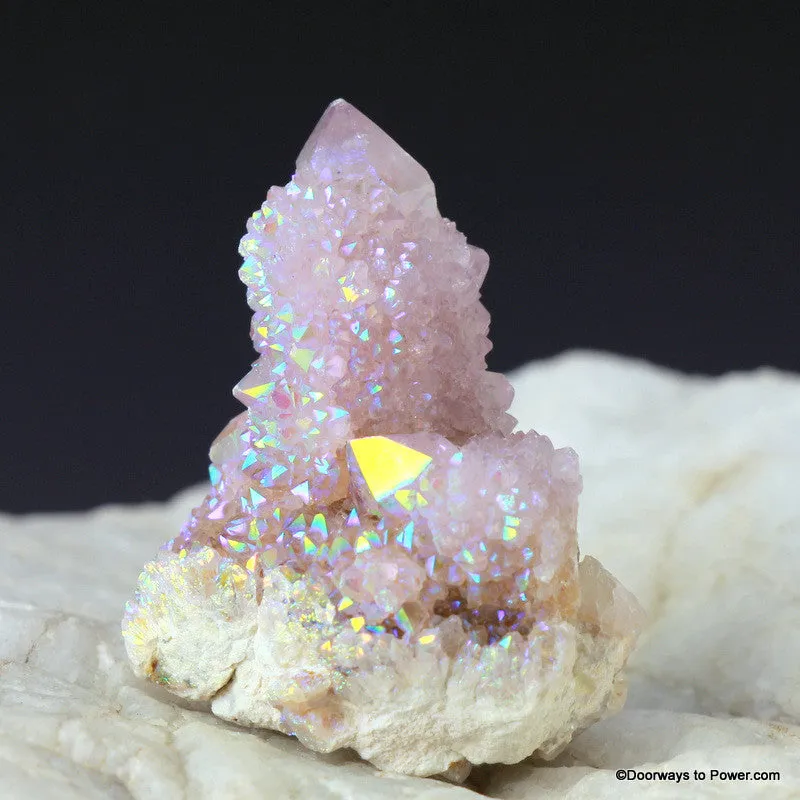 Angel Aura Druzy Spirit Quartz Isis Crystal Cluster AAQC-11