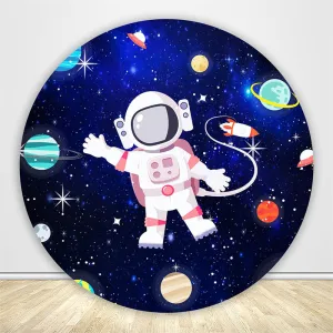 Astronaut Themed Birthday Party Backdrop