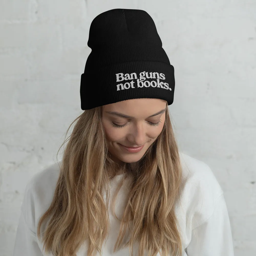 Ban Guns Not Books Beanie