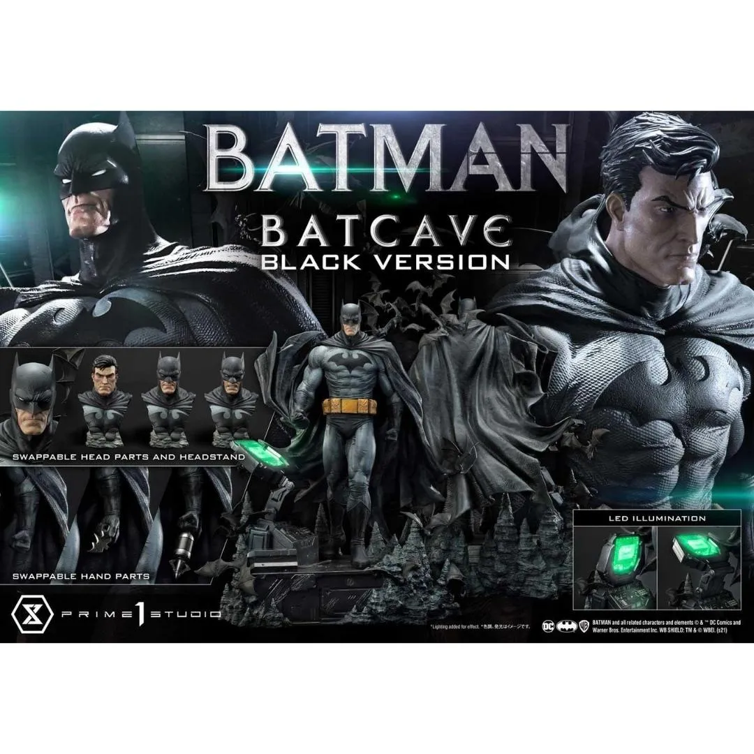 Batman Hush Batcave Black Version Statue by Prime 1 Studio