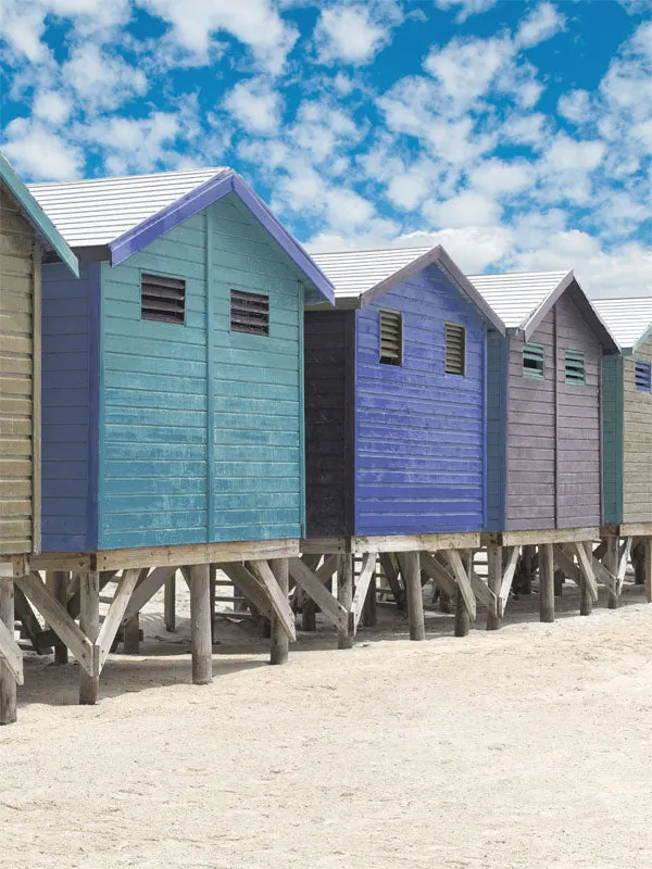 Beach Bungalows Backdrop