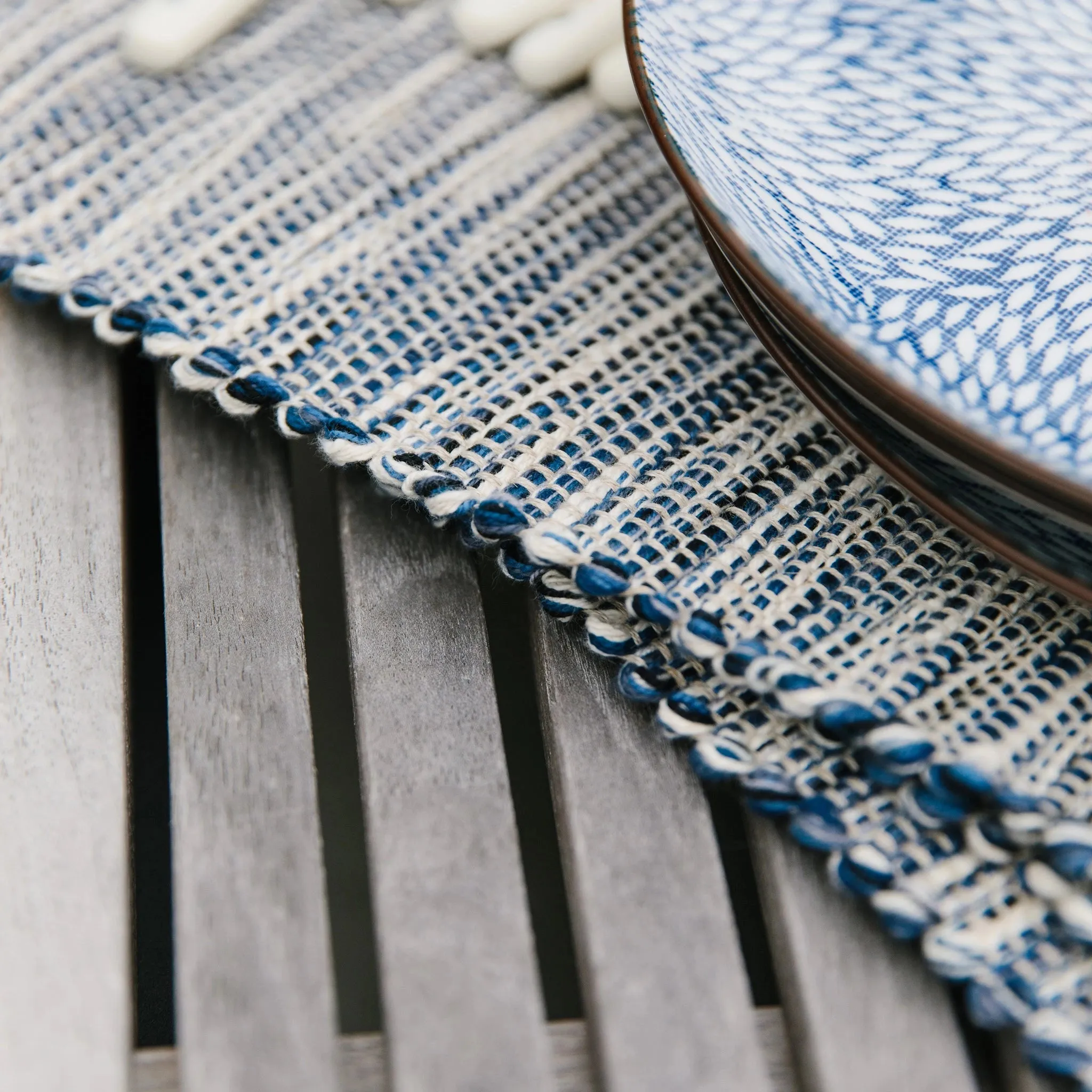 Blue Medley Handwoven Placemat