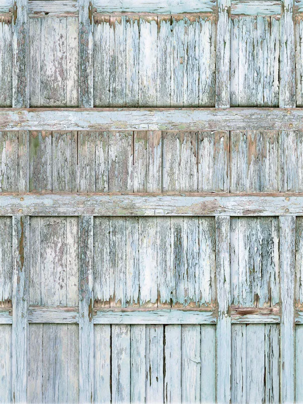 Blue Wood Printed Photography Backdrop