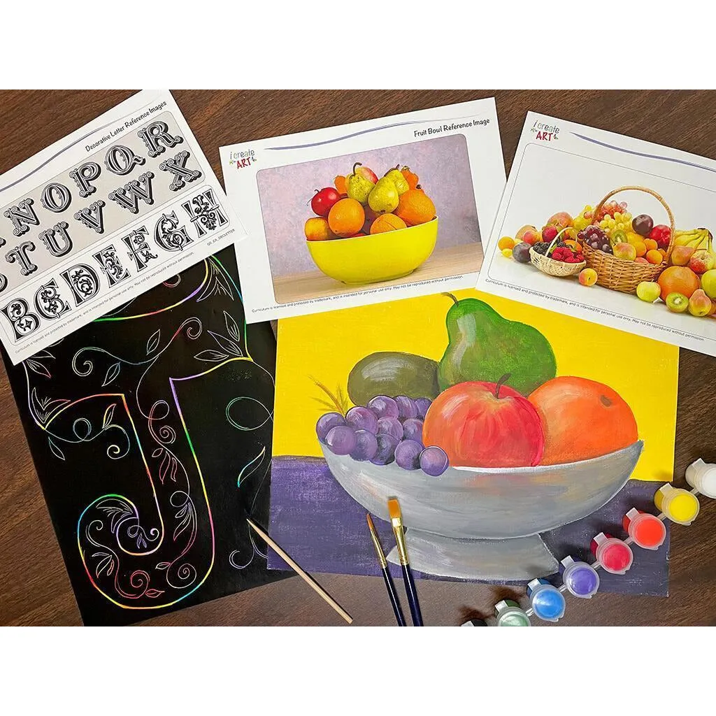 CA: Decorative Letter & Fruit Bowl