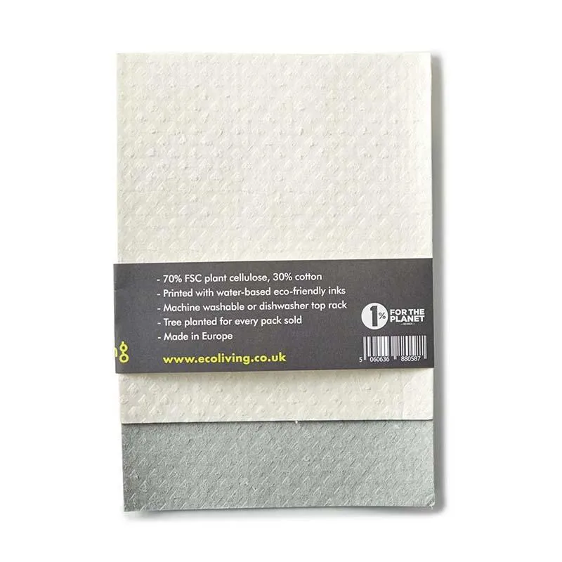 Compostable Sponge Cleaning Cloths 4 Pack