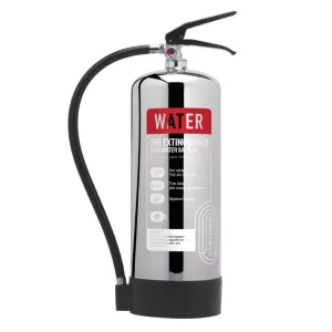 Contempo 6ltr Water Stainless Steel Fire Extinguisher