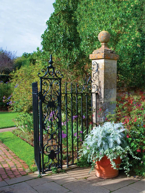 Courtyard Garden Printed Photography Backdrop