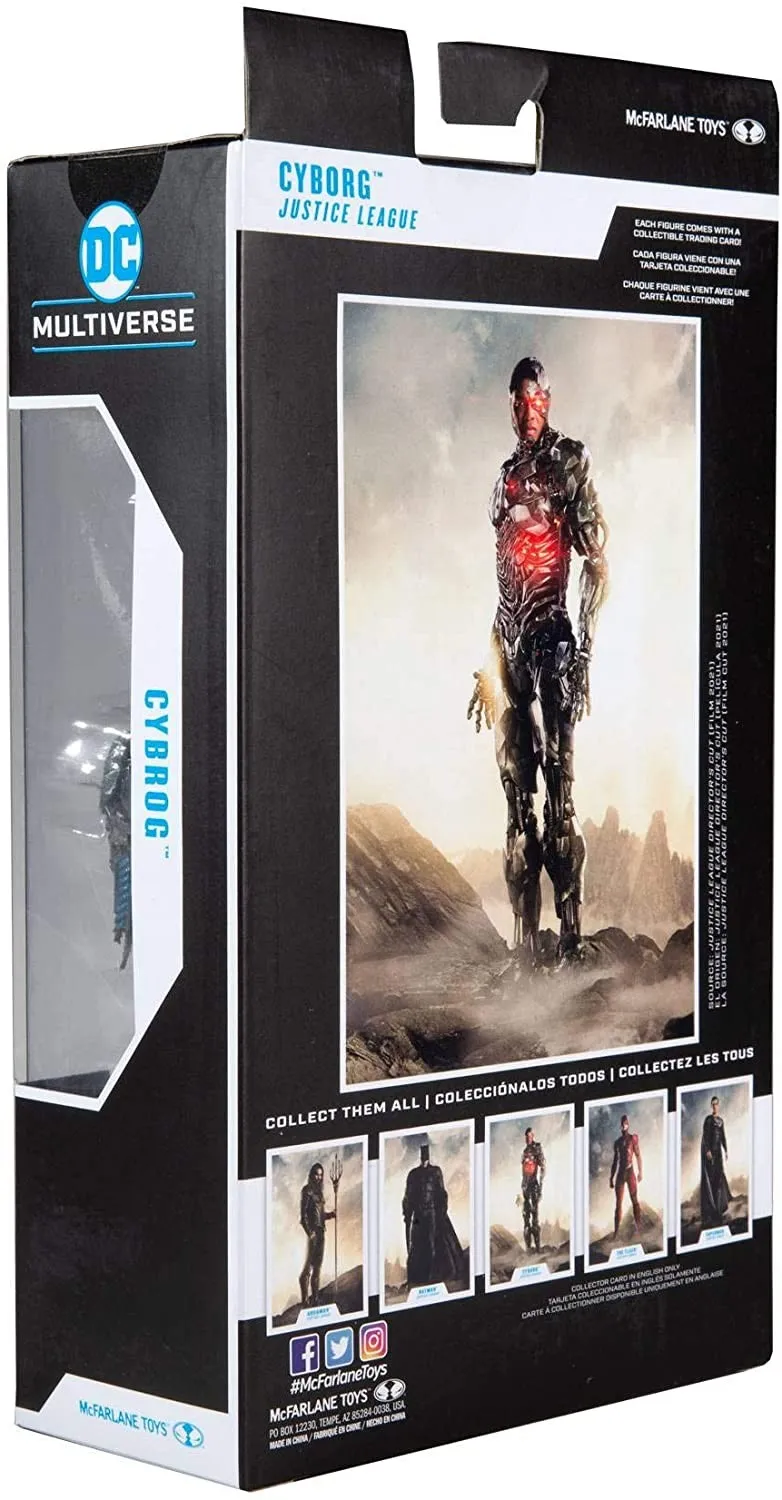 DC Multiverse Justice League Movie Cyborg 7" Inch Action Figure - McFarlane Toys