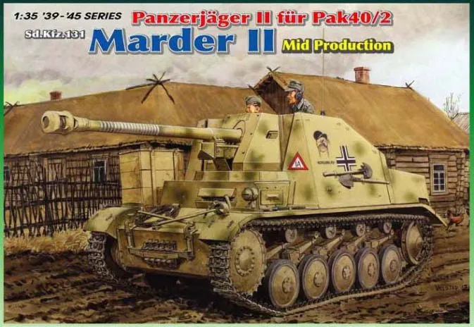 Dragon 1/35 Panzerjäger II für Pak 40/2, Sd.Kfz.131 Marder II Mid Production | 6423