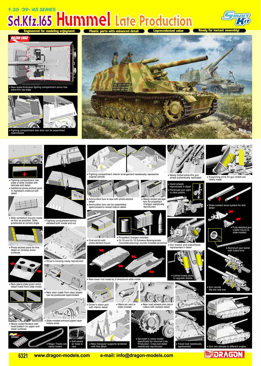 Dragon 1/35 Sd.Kfz.165 Hummel Late Production | 6321