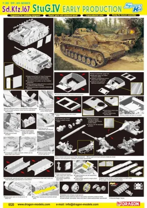 Dragon 1/35 Sd.Kfz.167 StuG.IV Early Production | 6520