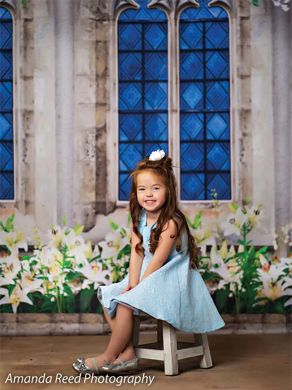 Easter Lilies Printed Photo Backdrop