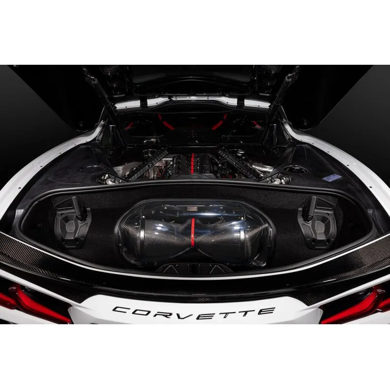 EVENTURI EVE-C8VT-CF-INT Carbon Fiber Intake System With Clear Cover for CHEVROLET Corvette C8