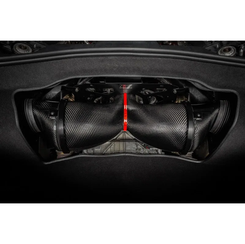 EVENTURI EVE-C8VT-CF-INT Carbon Fiber Intake System With Clear Cover for CHEVROLET Corvette C8