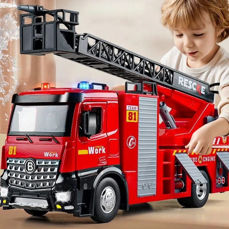 Fire Engine Truck Fire Truck Toy Metal Cab