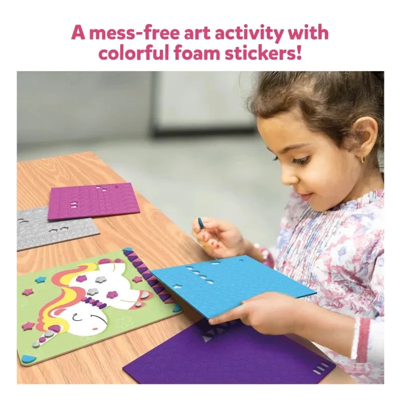 Fun with Foam: Unicorn & Princess | No Mess Sticker Art (ages 3-7)