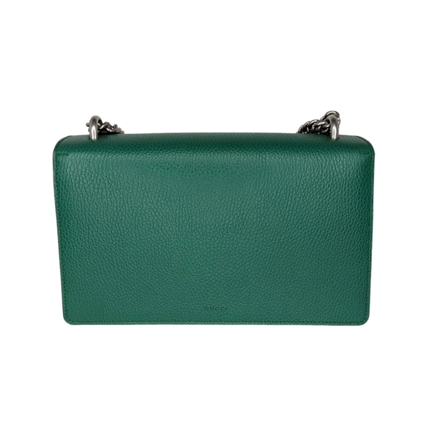 Gucci Emerald Green Leather Dionysus Shoulder Bag