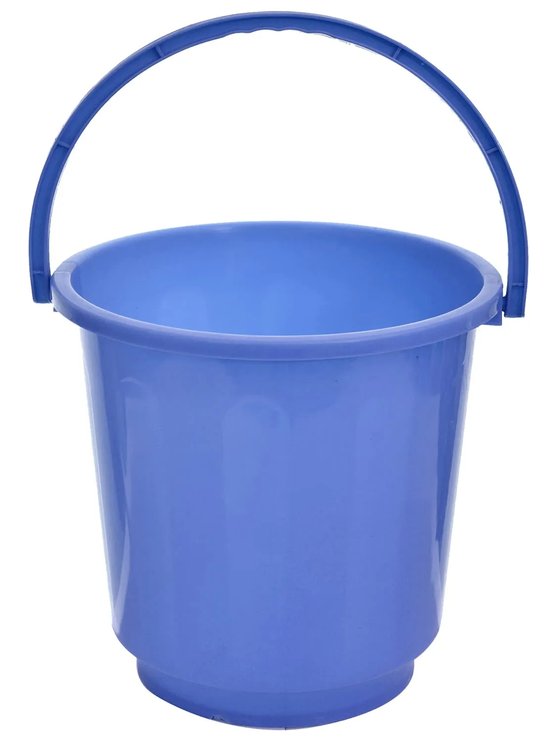 Heart Home Bucket|Plastic Bucket for Bathroom|Bucket for Bathing|Unbreakable Bucket with Handle|16 Liter|Pack of 3 (Blue)