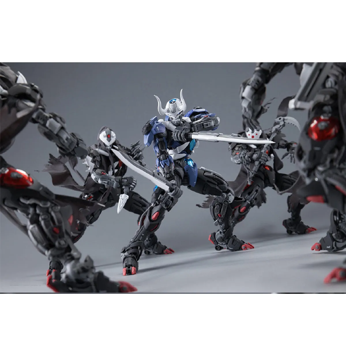 HiPlay HEMOXIAN  Overlimit Zero Series 2 Lone Shadow Assembly Model Kits Detachable Team of 5 Figures