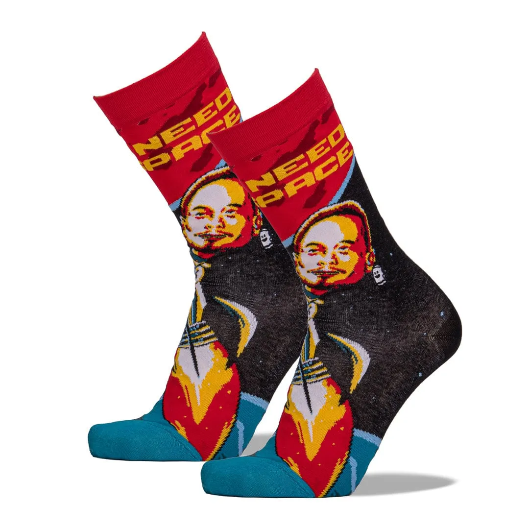 I Need Space Men's Crew Sock