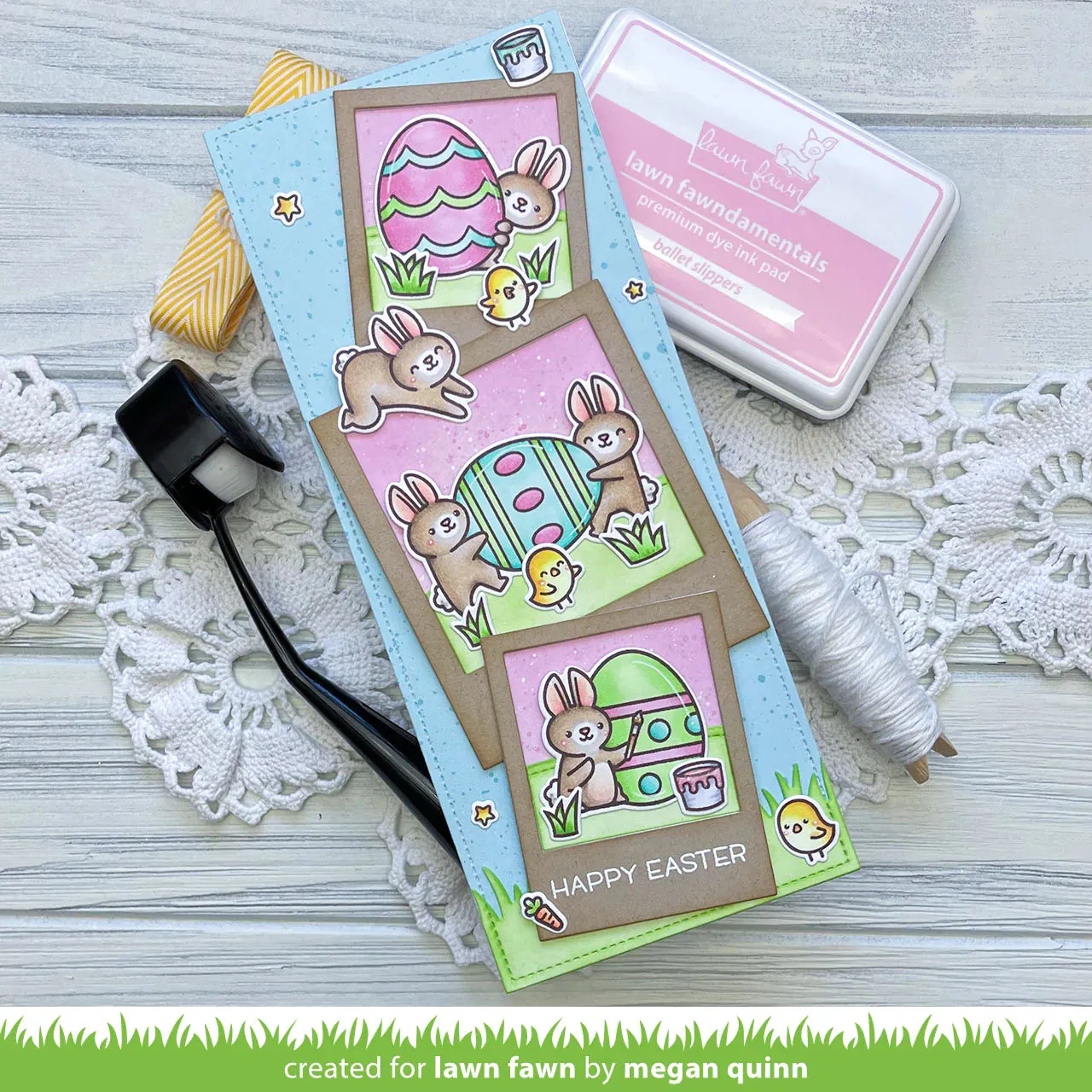 Lawn Fawn - eggstraordinary easter - clear stamp set