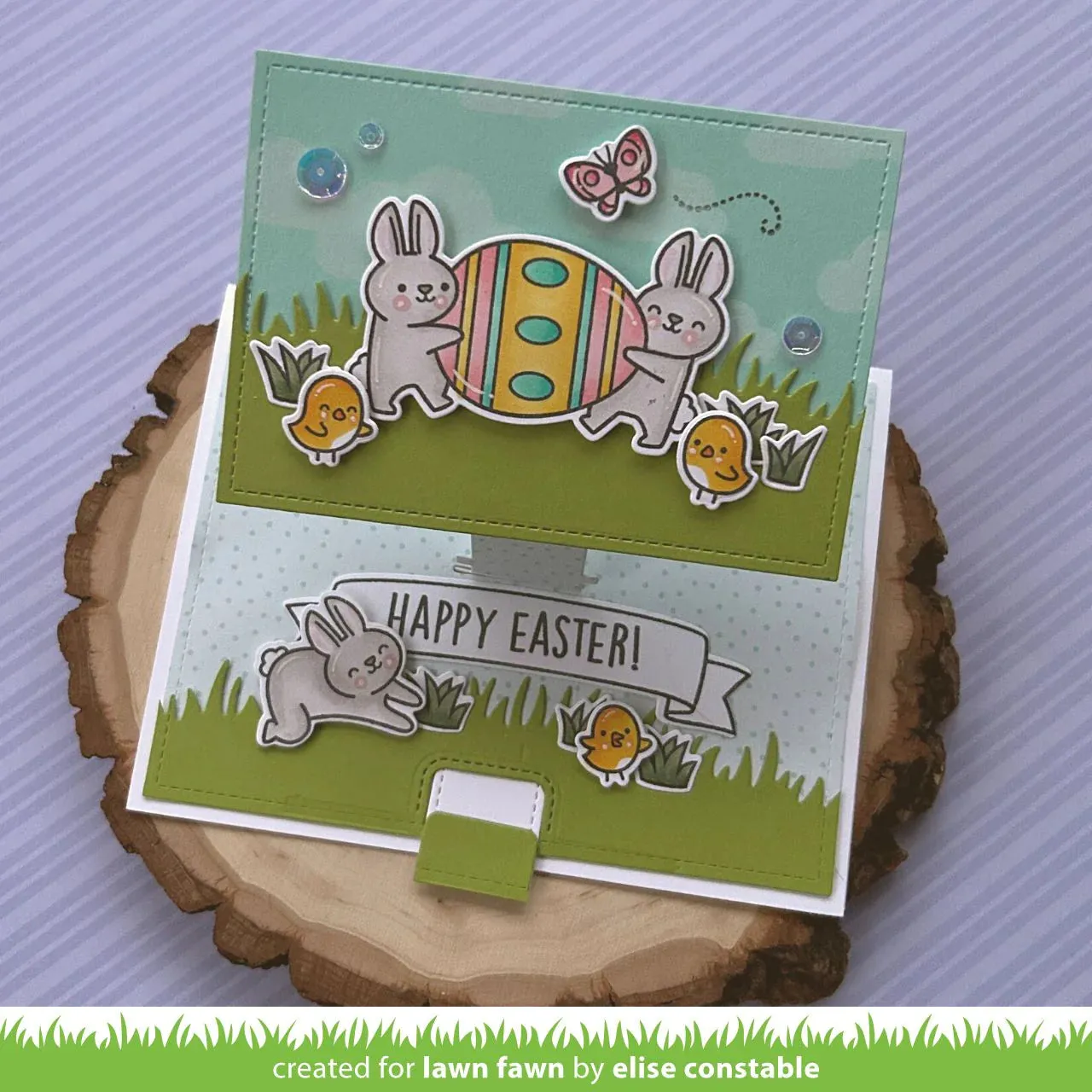 Lawn Fawn - eggstraordinary easter - clear stamp set