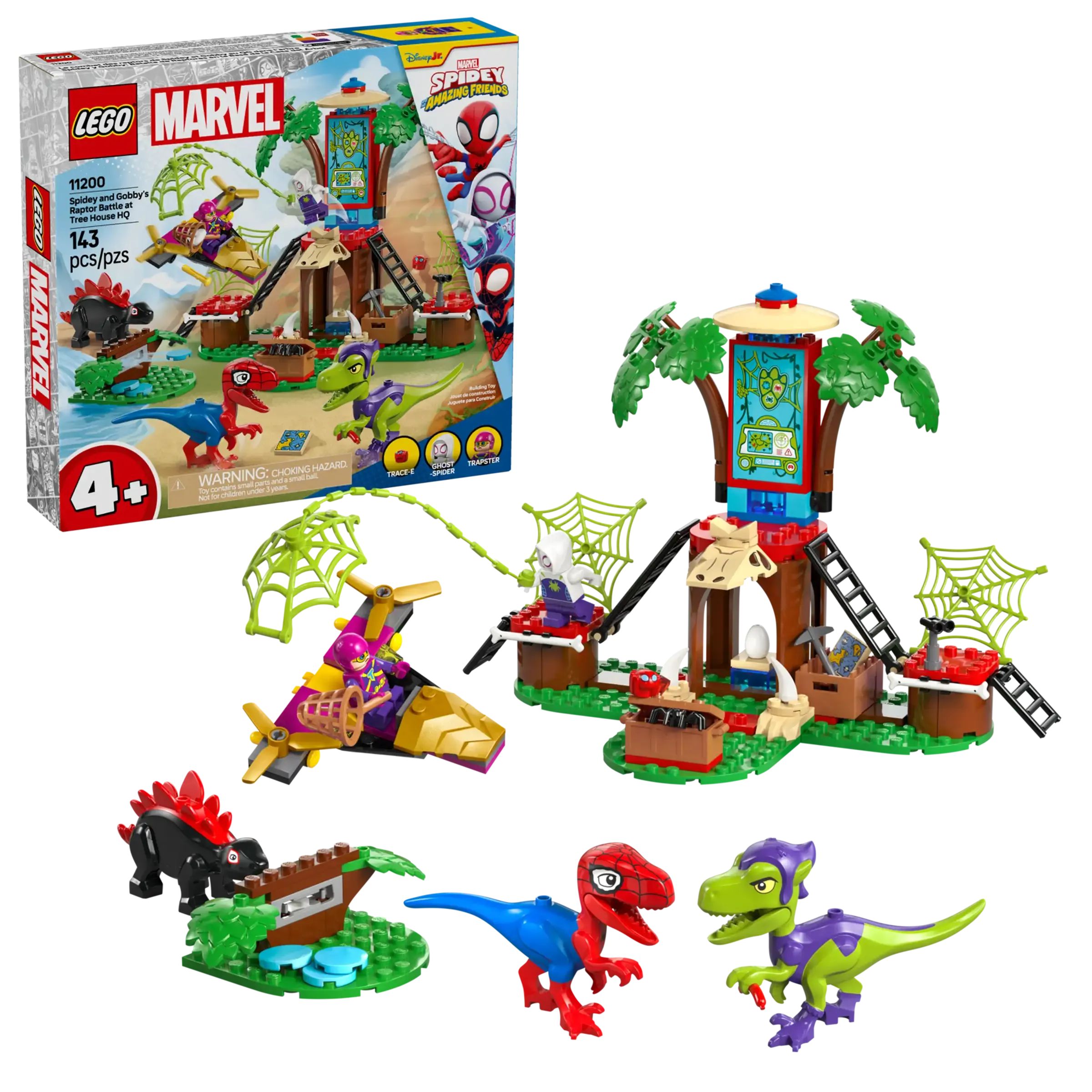 LEGO® 11200 Spidey and Gobby's Raptor Battle at Tree House HQ