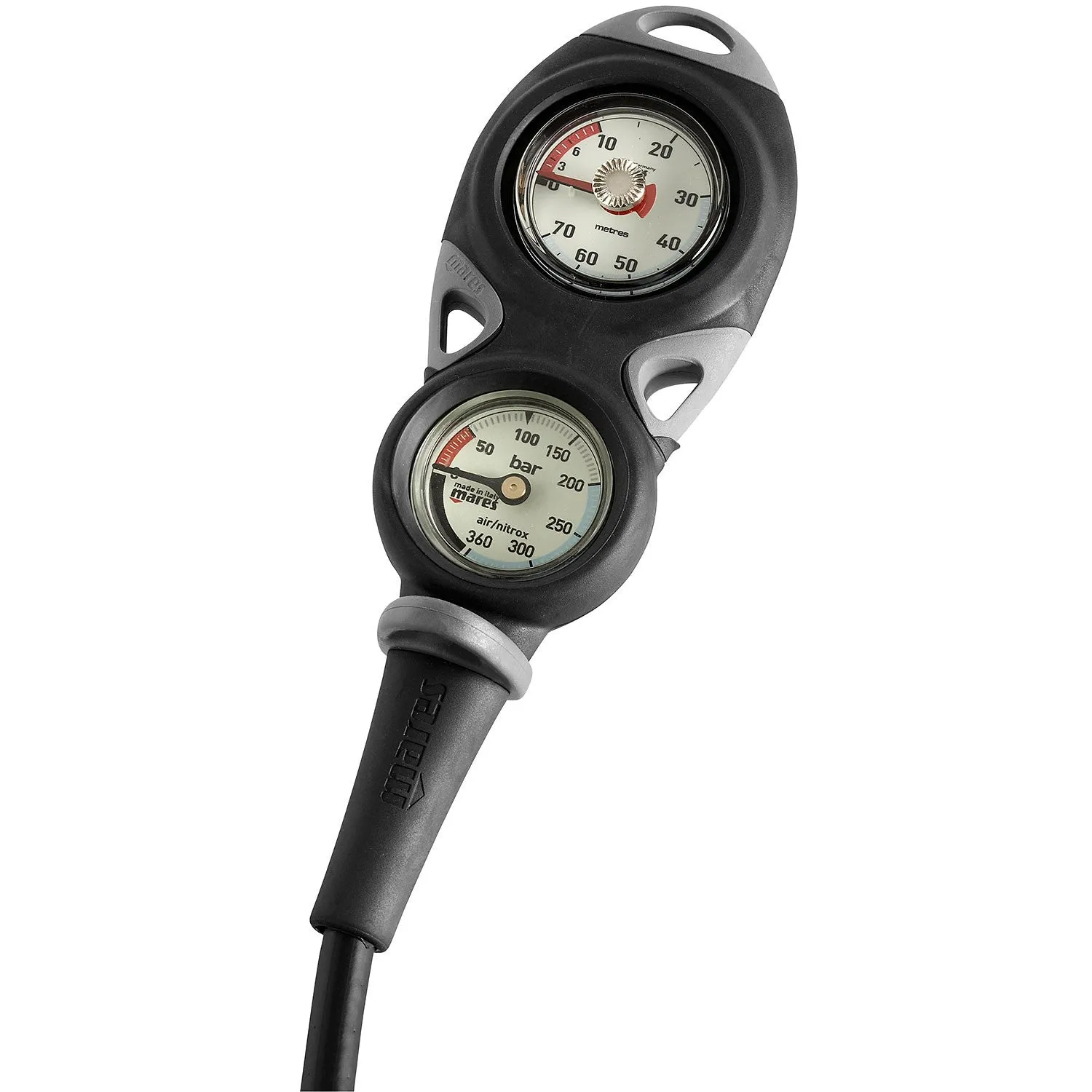 Mares Mission 2 Console Metric Scuba Diving Gauge