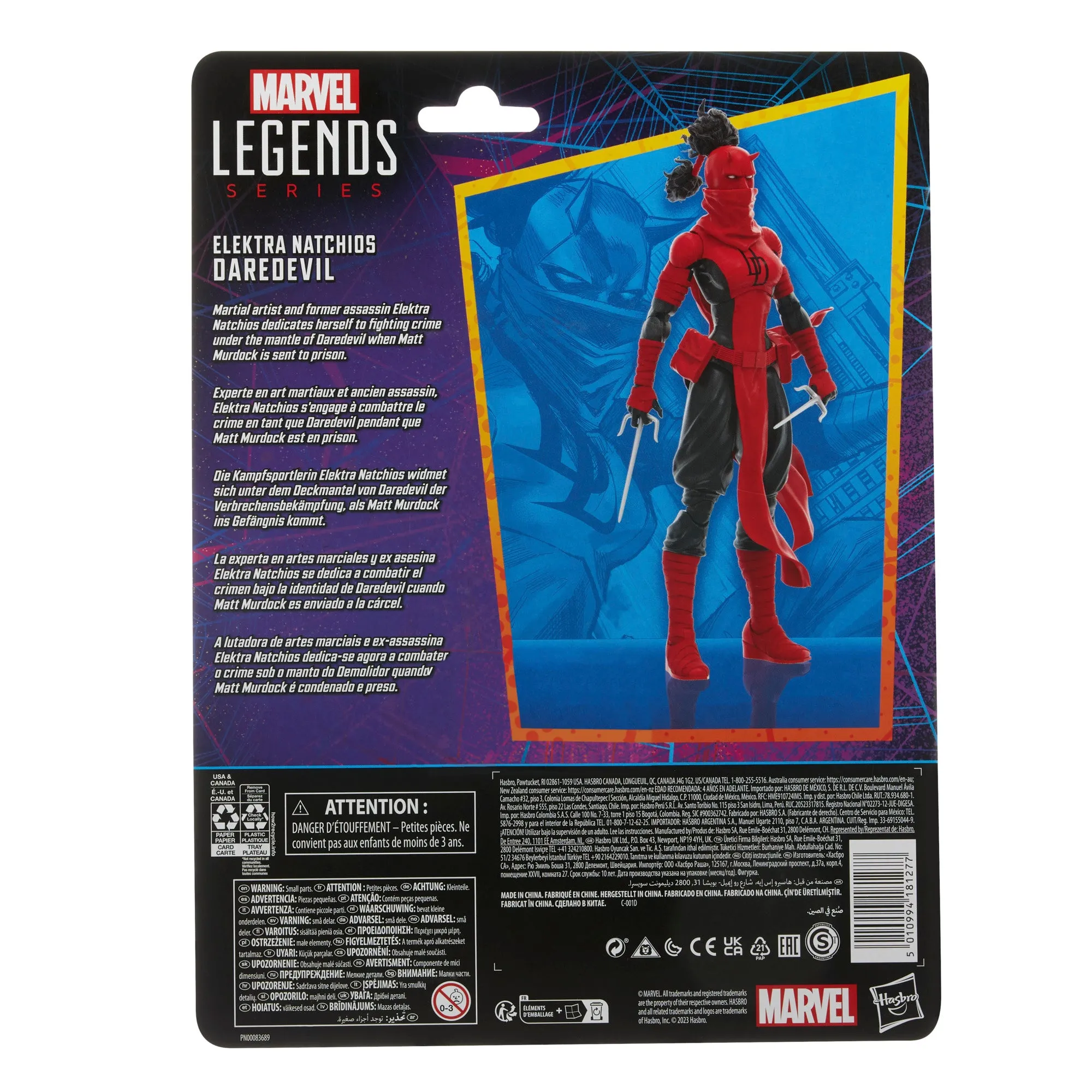 Marvel Legends Elektra Natchios Daredevil