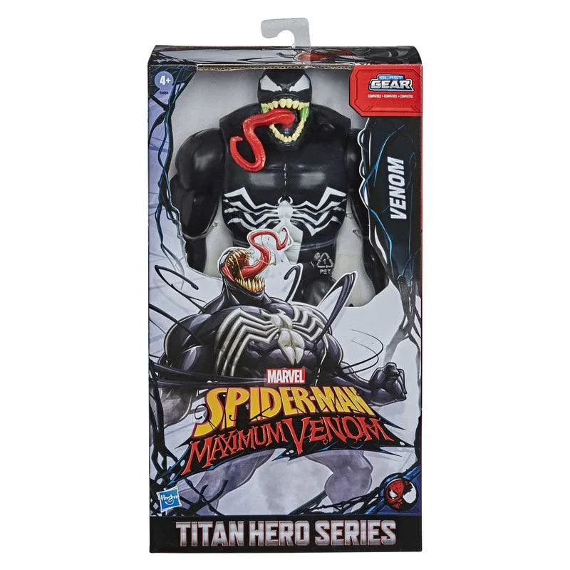 Marvel Universe Inspired Spider-Man Maximum Venom Titan Hero Venom Action Figure, Ages 4 And Up