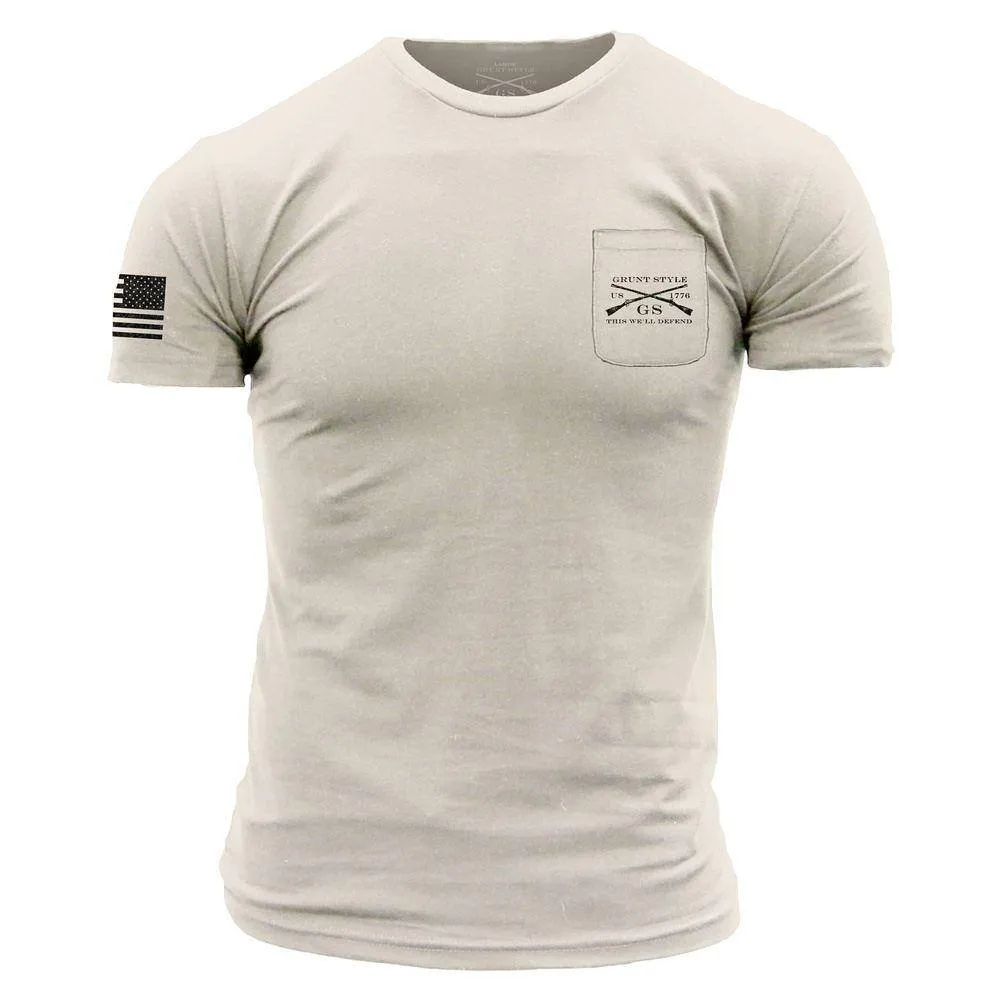 Men's Ammo Flag Pocket T-Shirt - Sand