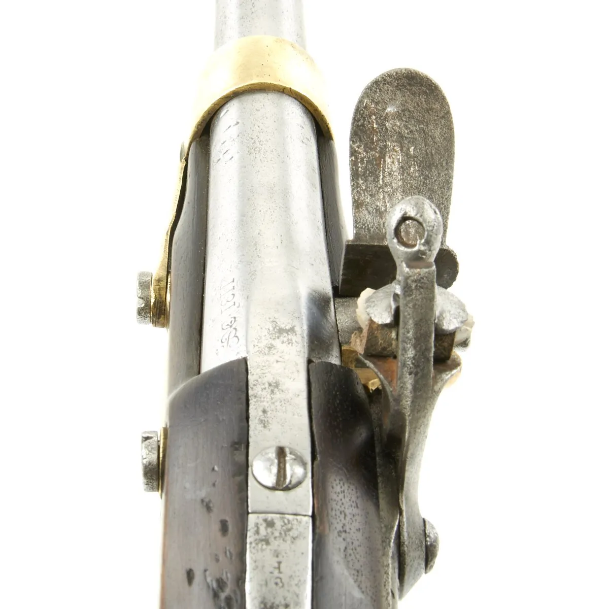 Original French Napoleonic Flintlock Dragoon Pistol made by St. Etienne Arsenal - Dated 1811