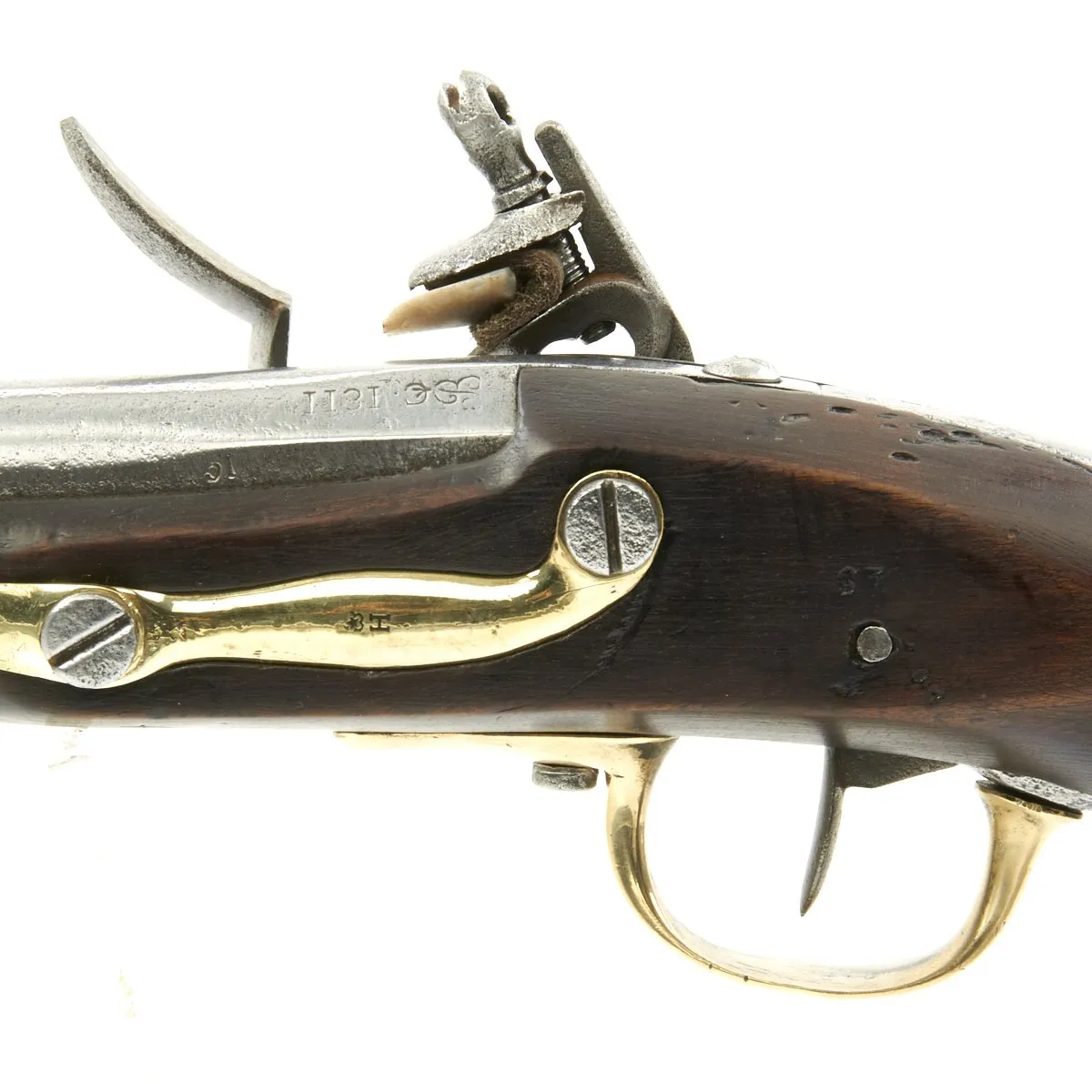 Original French Napoleonic Flintlock Dragoon Pistol made by St. Etienne Arsenal - Dated 1811