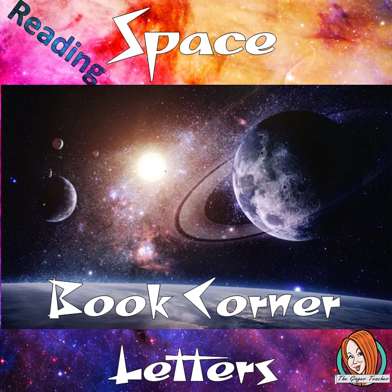 Outer Space Class Book Corner Letters