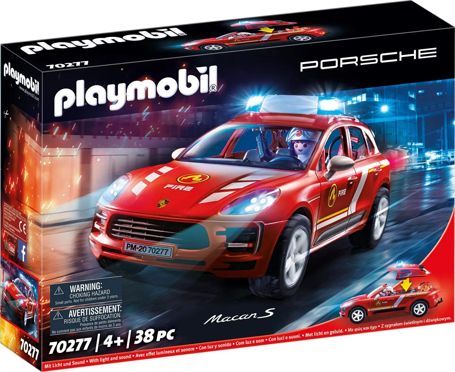 Playmobil Porsche Macan S Fire Brigade