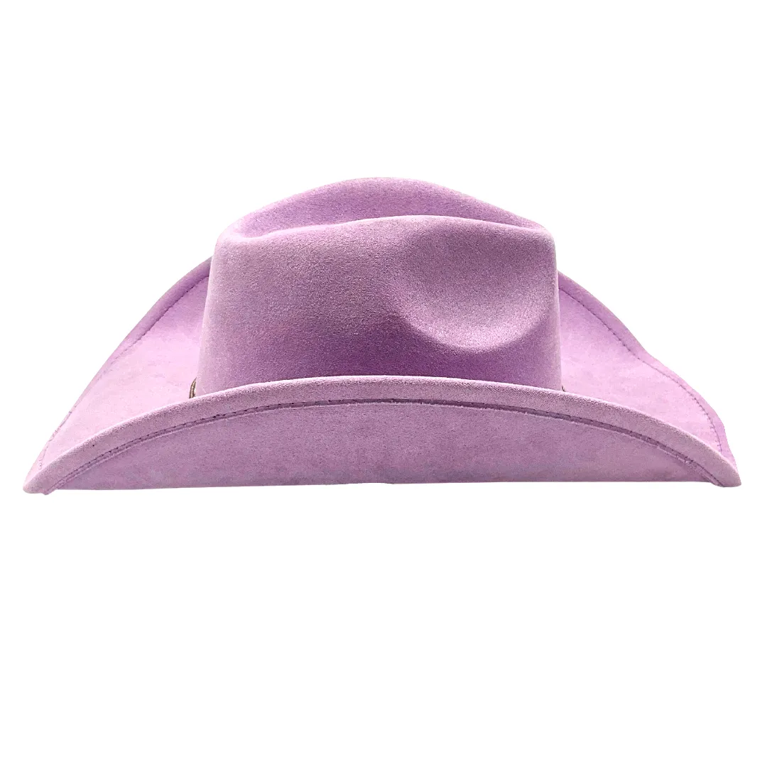 Purple Rhinestone Rope Cowboy Hat (Each)