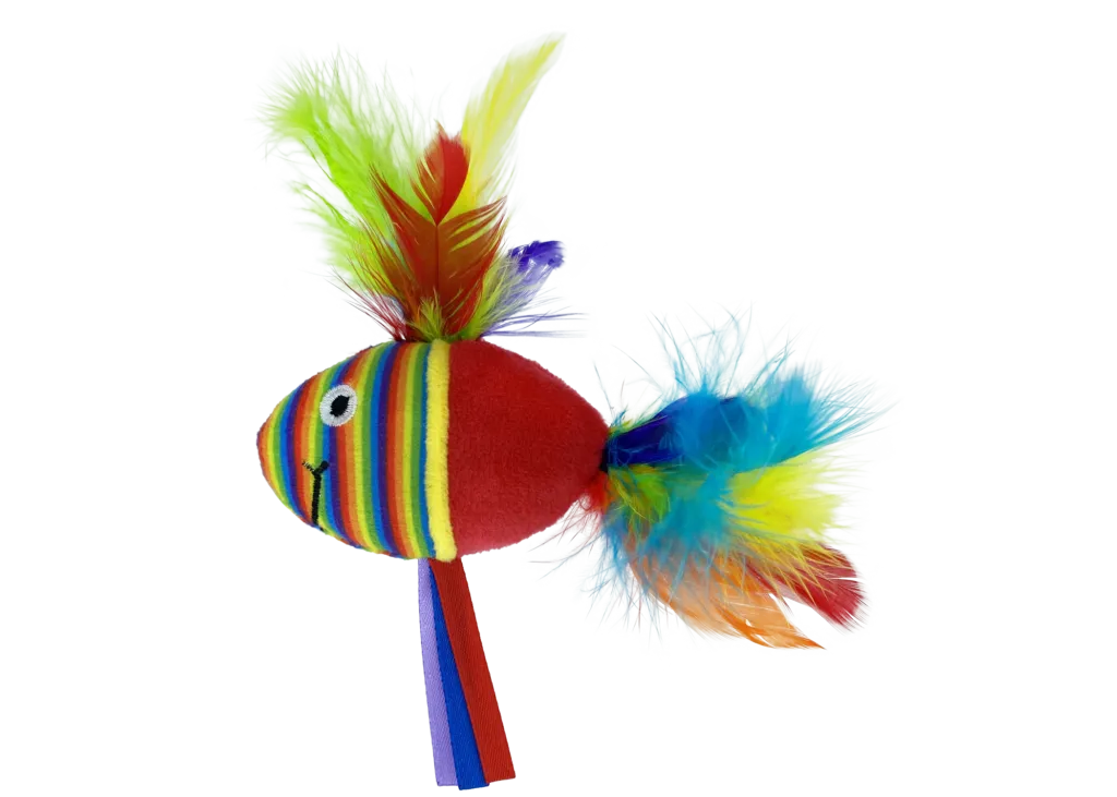 Rainbow Fish Cat Toy