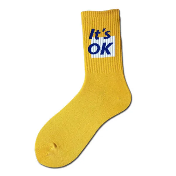 Skate Ribbed Crew Socks