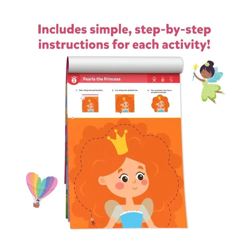 Snip, Snip! Unicorn & Princesses | Art & Craft Activity Kit (ages 3-7)