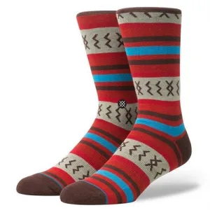 Stance Mexicali Rose Red Socks L