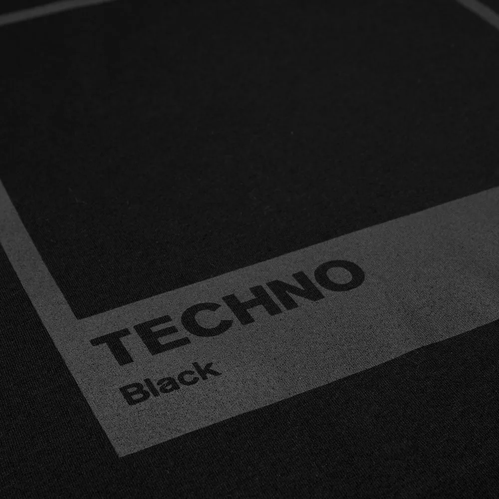 Techno Blk On Blk - Tshirt - Black