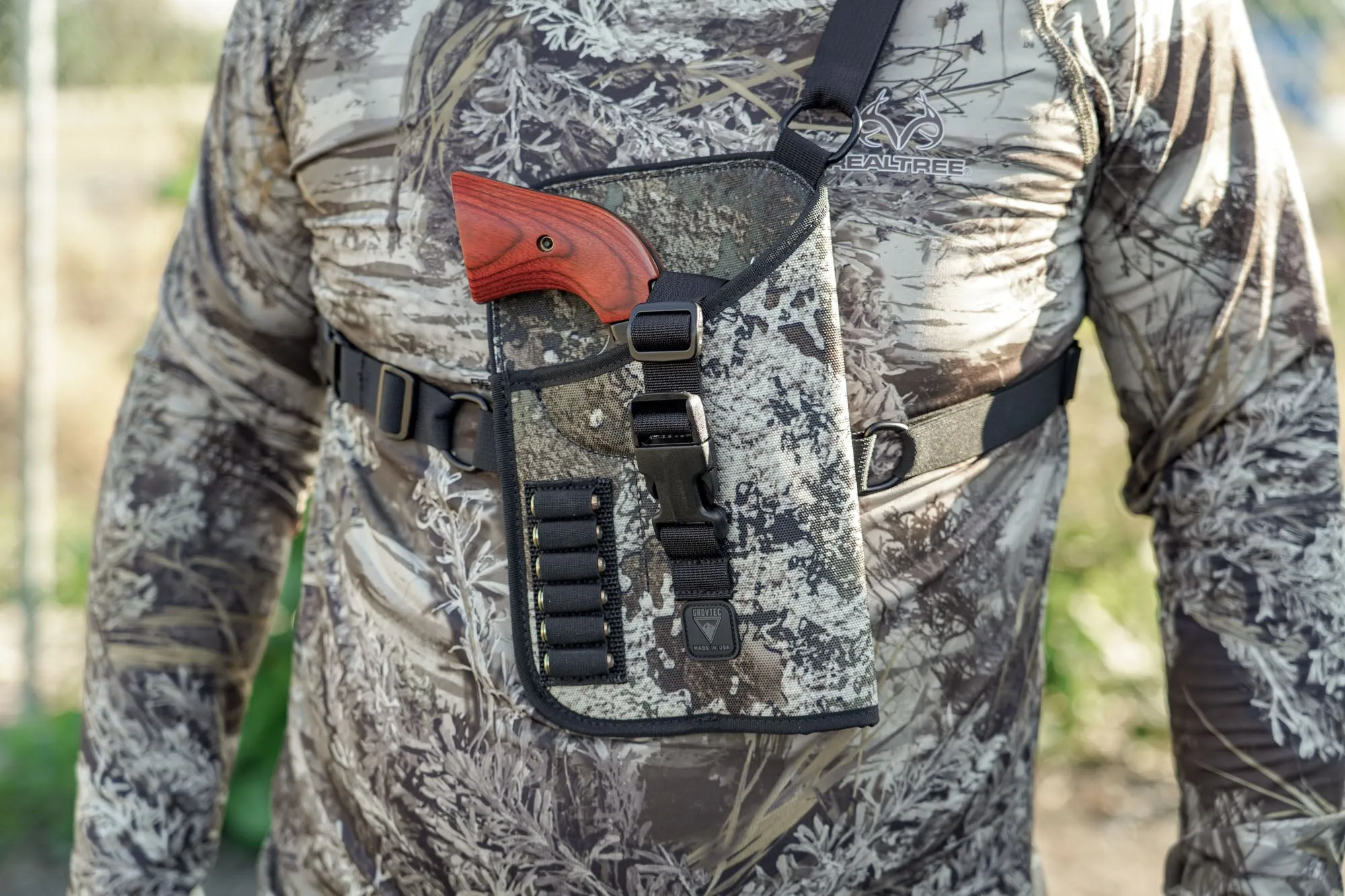 Trail Pack Ergonomic Holster - True Timber Strata® - Revolver - GTHL15202R