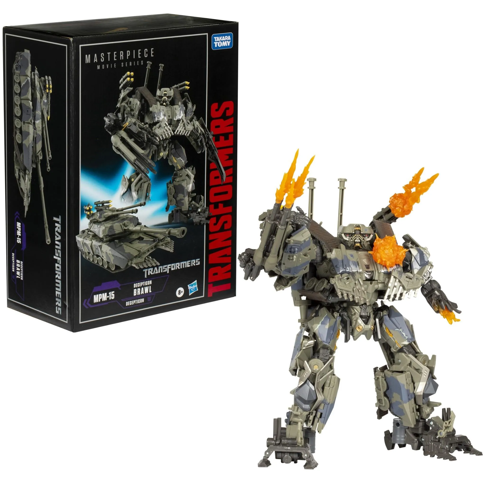 Transformers - Movie Masterpiece Series: Transformers Movie 1 MPM-15 Decepticon Brawl Figure