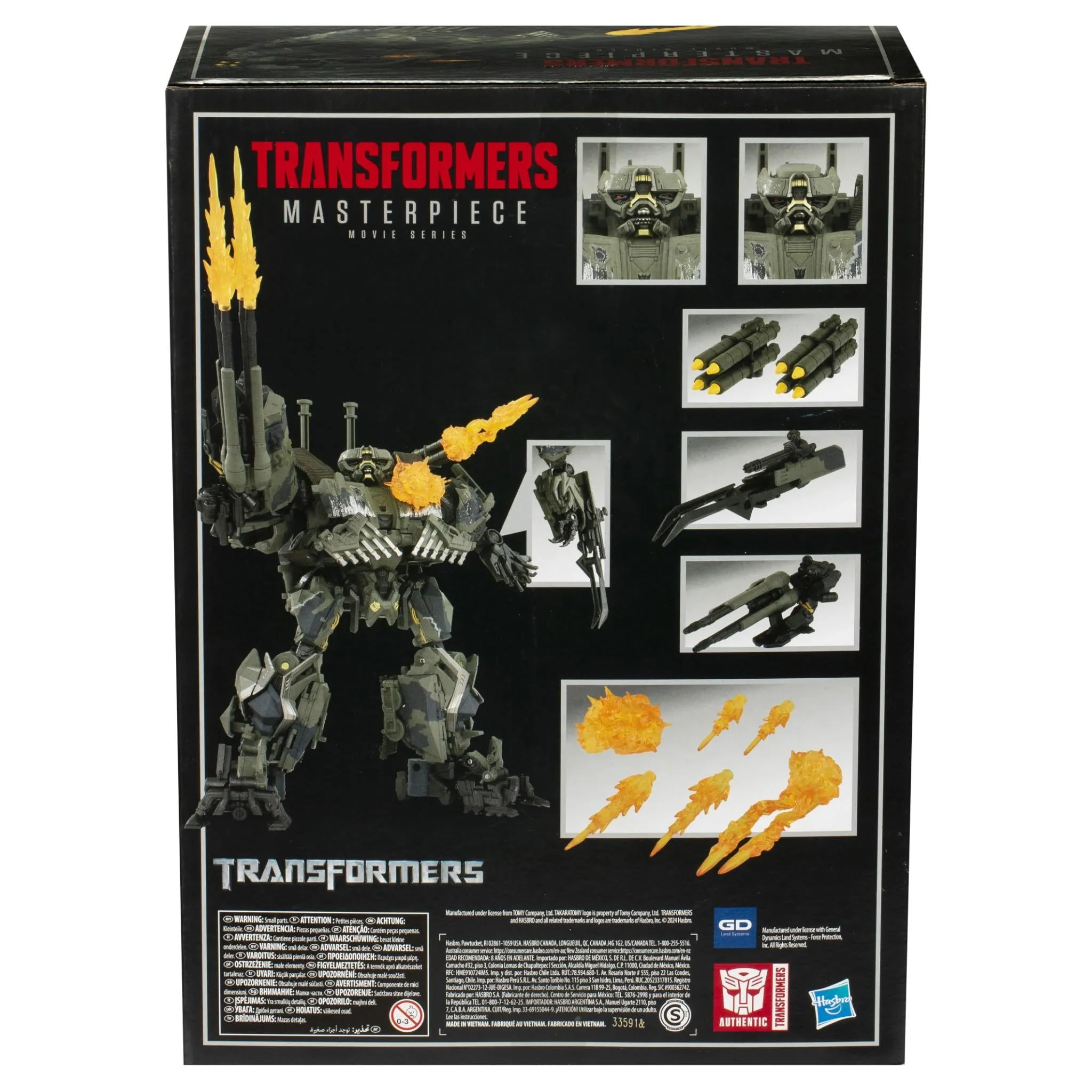 Transformers - Movie Masterpiece Series: Transformers Movie 1 MPM-15 Decepticon Brawl Figure