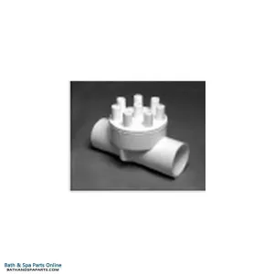 Waterway 8-Port Manifold [1" Slip x 1" Slip x (8) 3/8" Barb] (672-5070)